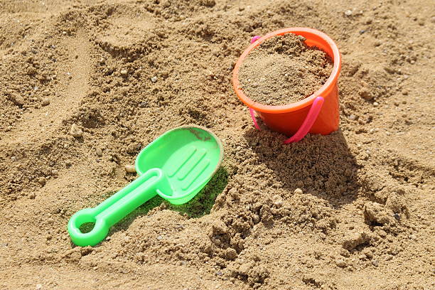 istock Beach toys for children's 501364433