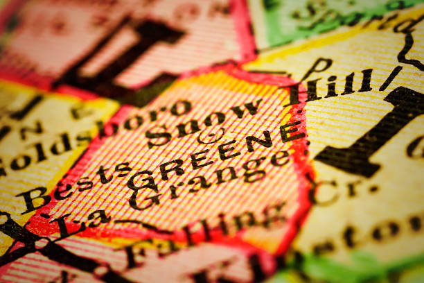 istock Greene | North Carolina County Maps 501366250