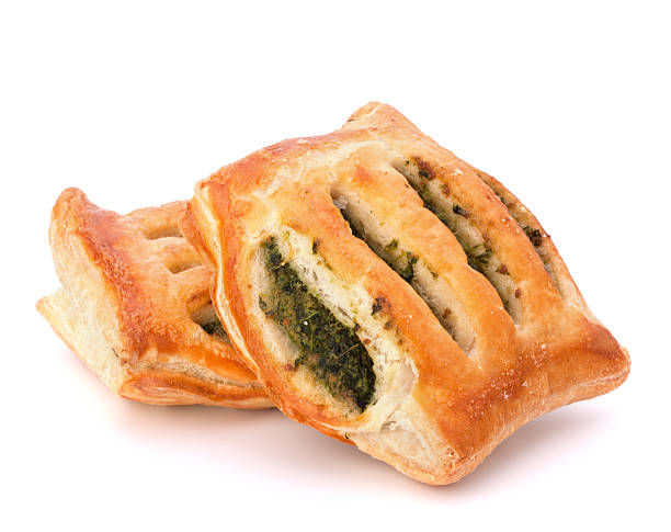 istock Puff pastry bun isolated on white background. 501367527
