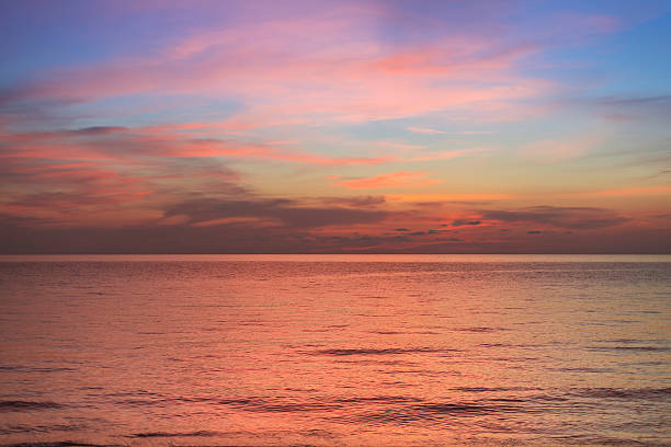 istock Calm sea during the amazing sunset. 501368656