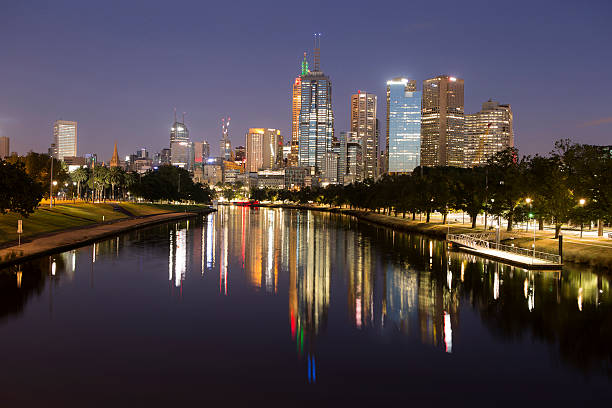 istock Melbourne City skyline at dawn 501384578