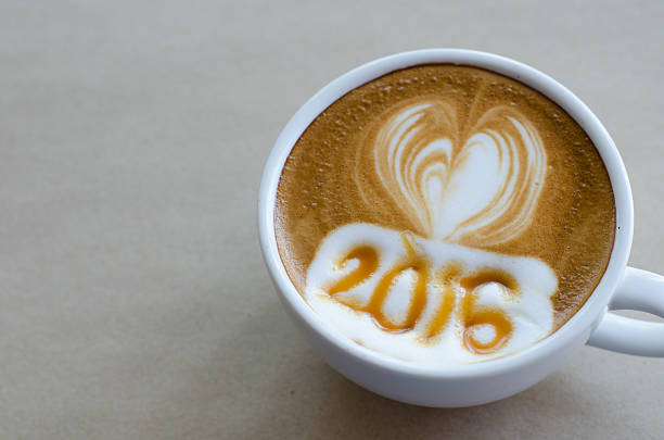 istock hot coffee with foam milk art 2016 pattern 501390122