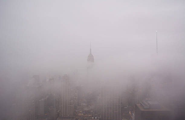 istock Manhattan Skyline in the Fog 501390488