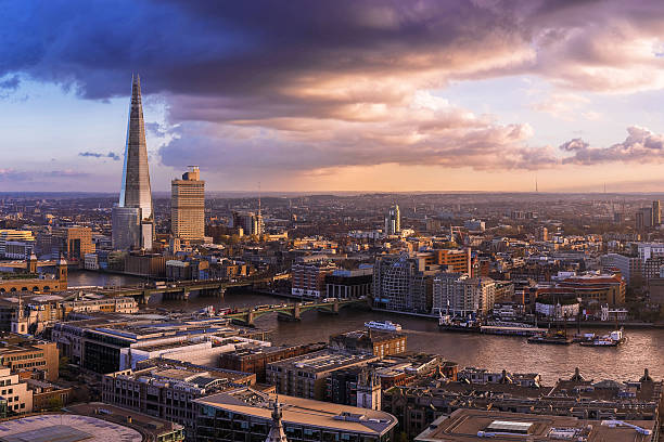 istock London sunset with amazing clouds and skyscraper - UK 501390766