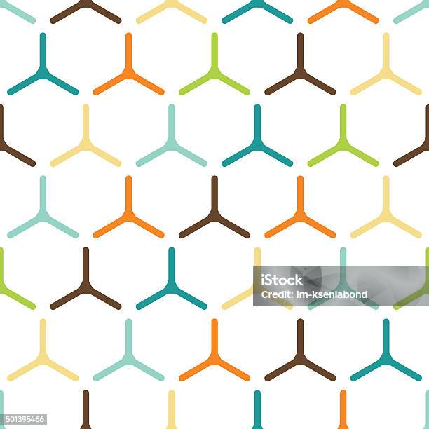 Vector Seamless Pattern Stock Illustration - Download Image Now - Hexagon, Honeycomb Pattern, Pattern