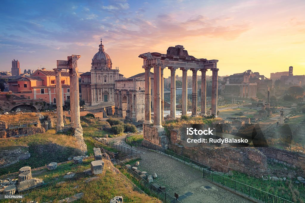 Forum Romanum. - Lizenzfrei Rom - Italien Stock-Foto
