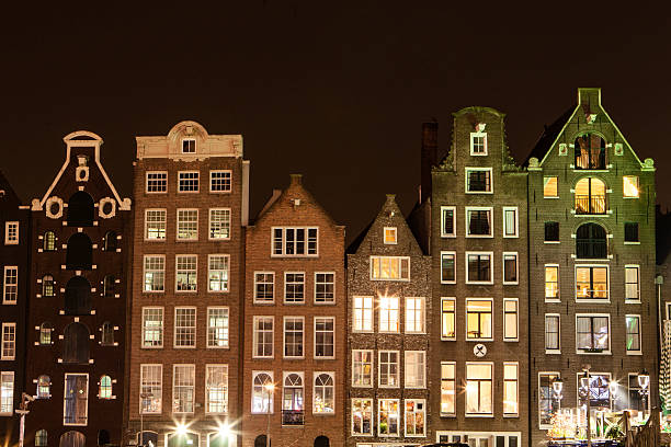 istock Amsterdam street at night 501399720