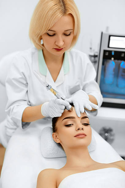 istock Face Skin Care. Diamond Microdermabrasion Peeling Treatment, Bea 501421132