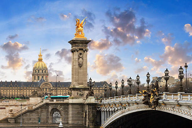istock Alexander III and Les Invalide Bridge 501421736