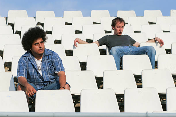 istock Bored spectators on a sport match 501424956