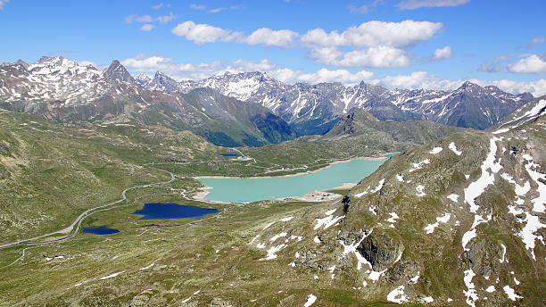 istock Picturesque nature landscape with lake 501425476