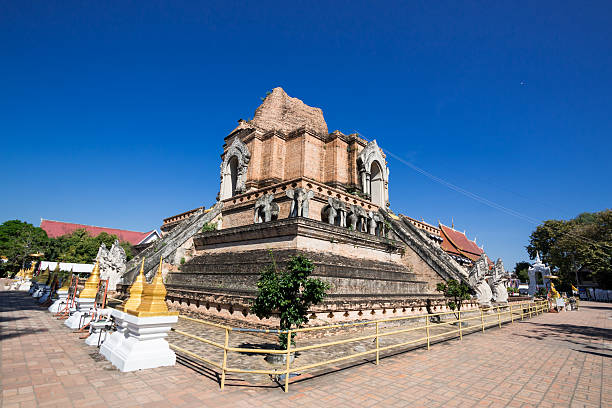 istock Ancient Pagoda build from brick at Wat Chedi Luang 501426368