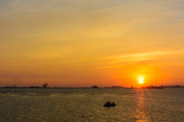istock Sunset in a sea 501429226