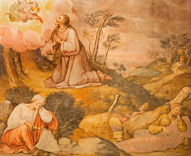 istock Cordoba - Jesus prayer in Gethsemane grarden 501429406