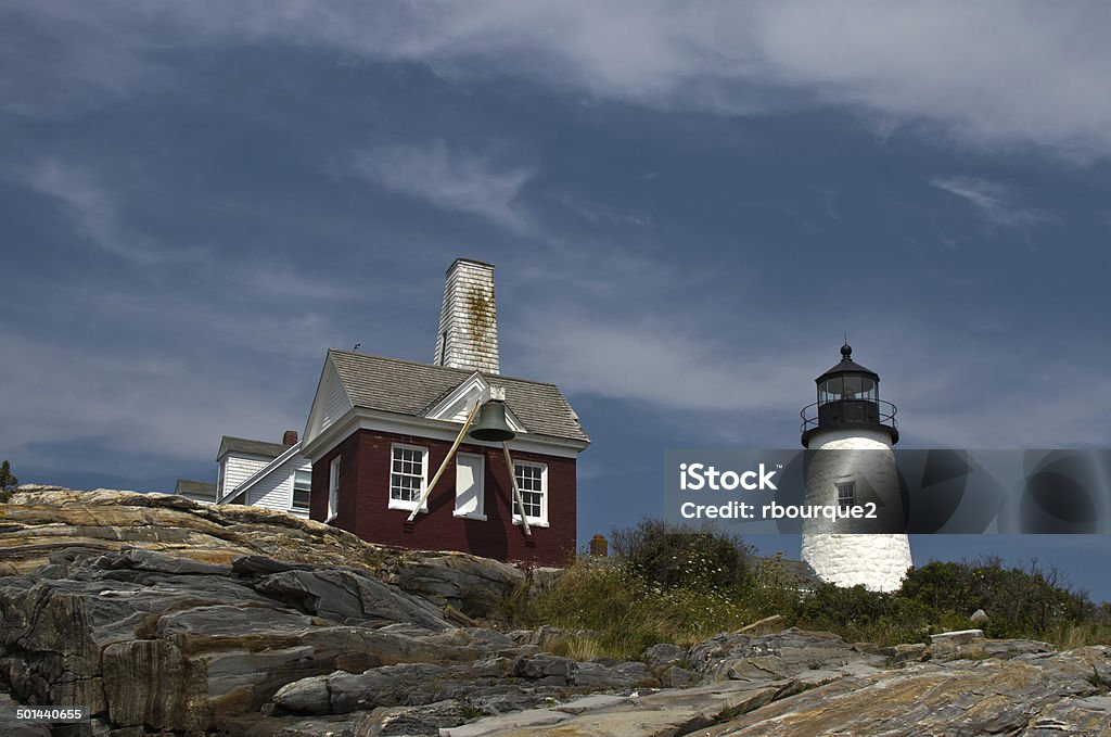 Farol de Pemaquid - Foto de stock de Bristol - Maine royalty-free