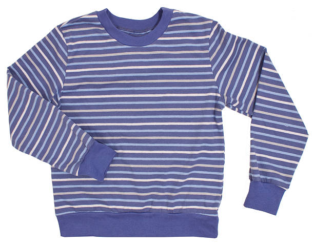 istock Striped sweater for children isolated on white 501441267
