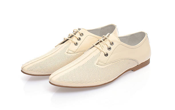 istock Bright shoes for men. Isolated on White Background 501442003