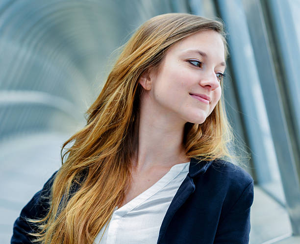 istock Outdoor portrait of a pretty dynamic junior executive 501444999