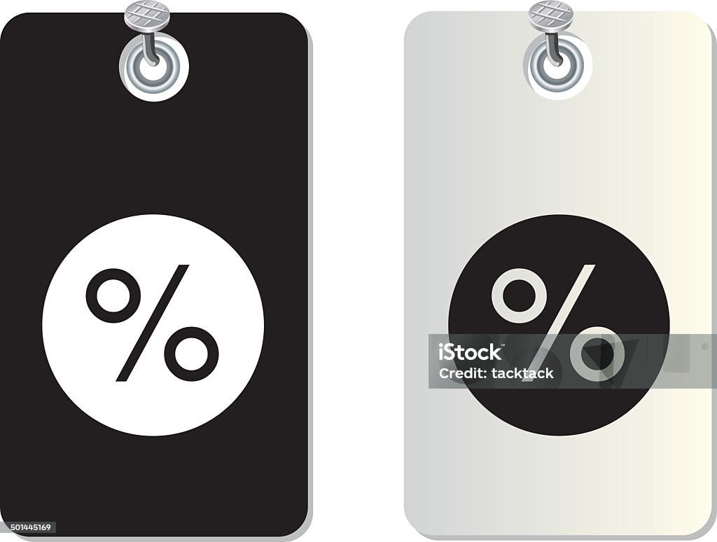 percent label tag percent label tag for use Advertisement stock vector