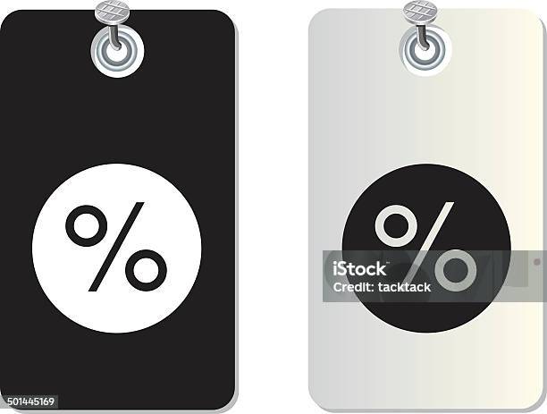 Percent Label Tag Stock Illustration - Download Image Now - Advertisement, African Ethnicity, Ammunition