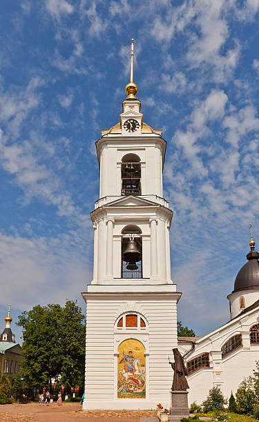 Belfry (1796) of Dormition Cathedral in Dmitrov, Russia