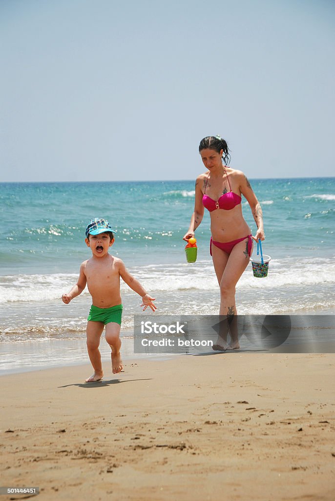 Summer Vacation A Turkish family on summer vacation Aunt Stock Photo