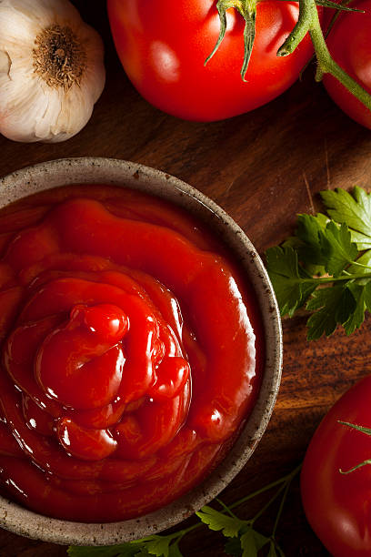 istock Organic Red Tomato Ketchup 501446569