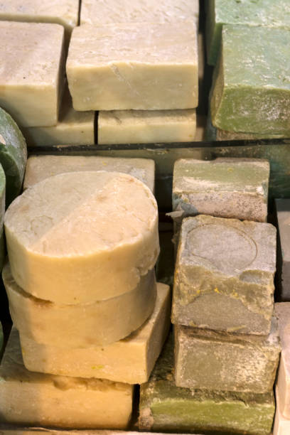 istock Natural organic beauty soaps 501447179