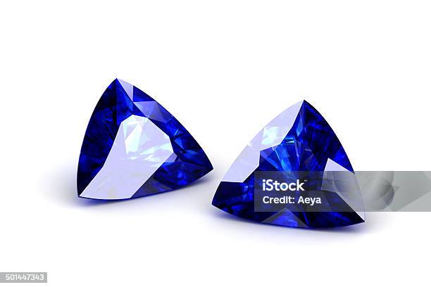 Blue Sapphire Stock Photo - Download Image Now - Blue, Bright, Description