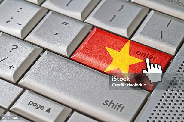 Foto de Conceito De Negócios Entrar No Vietnã e mais fotos de stock de Abstrato - Abstrato, Aprender, Bandeira