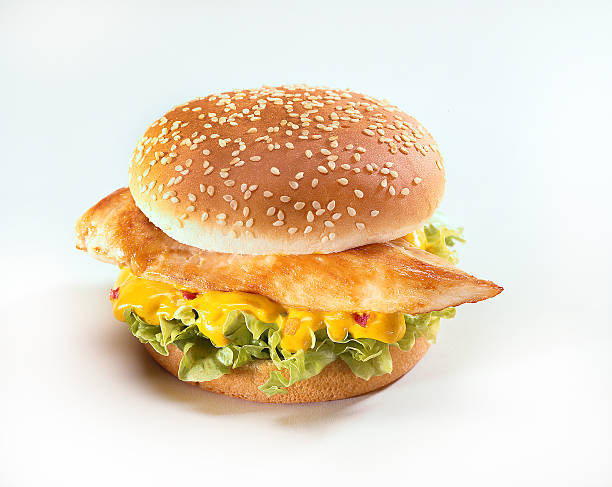 Chicken Burger stock photo