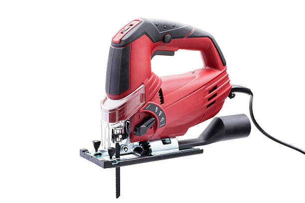 Red electric fretsaw