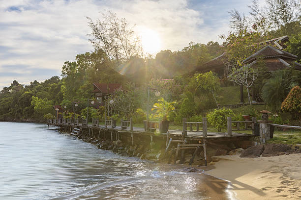 istock Beautiful tropical asian beach 501456866