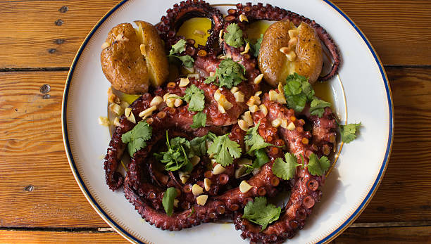 istock octopus with potatoes from portugal 501460816