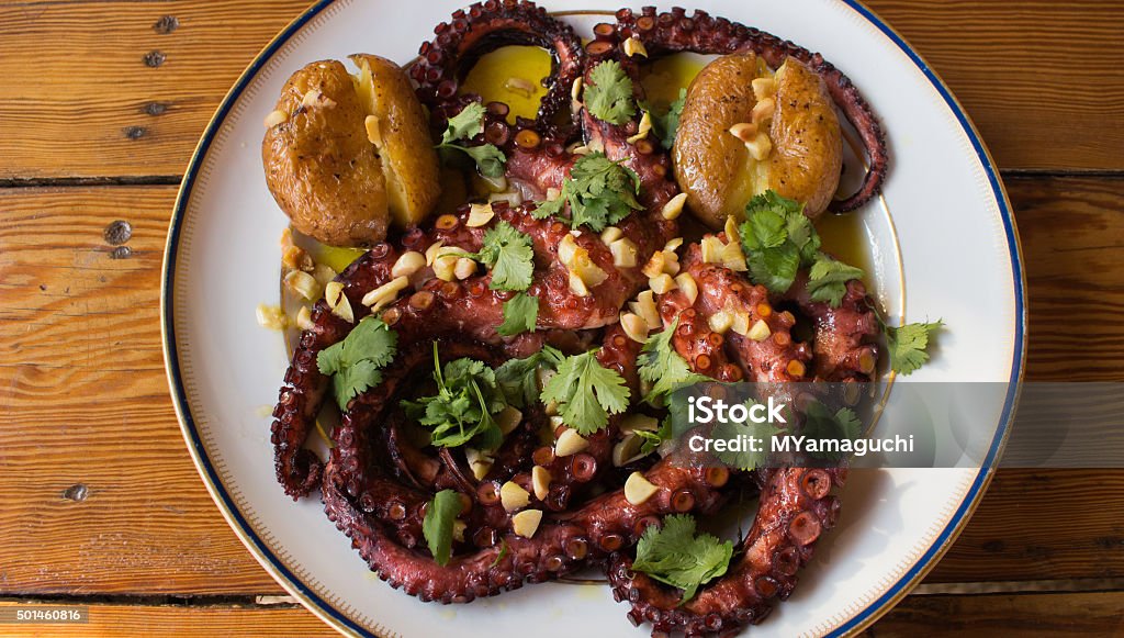 octopus with potatoes from portugal 2015 Stock Photo