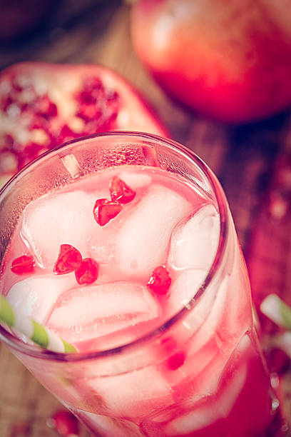 istock Pomegranate Smoothie Served in a Glass 501468230