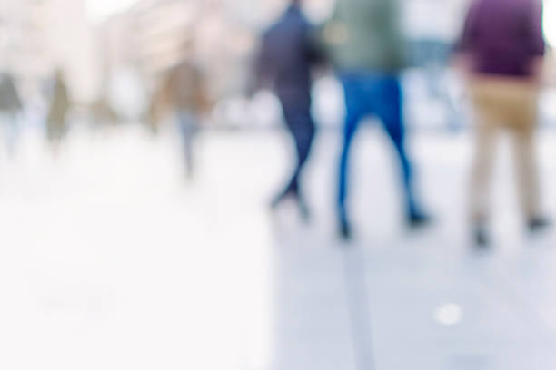 istock Walking in a hallway of a shopping center 501483580