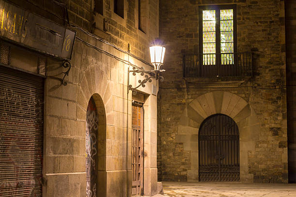 istock Streetlight in Barcelona 501483814