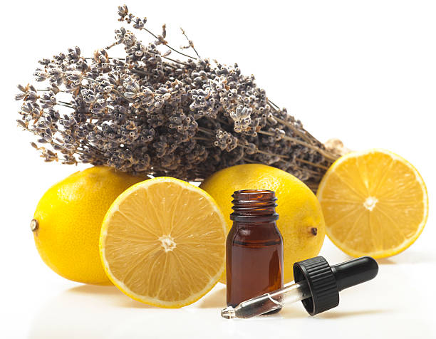 istock Lemon and lavender essential oil 501484000