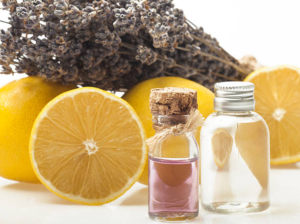 istock Lemon and lavender essential oil 501484262