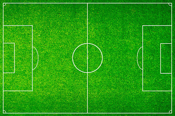 istock Green Football Stadium field 501484596