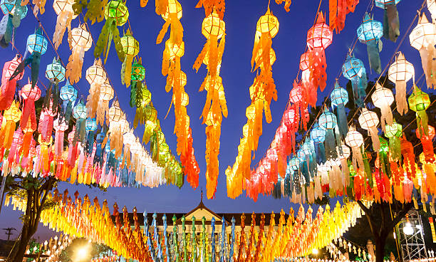 istock Lanterns in Yee-peng festival ,ChiangMai Thailand 501485914