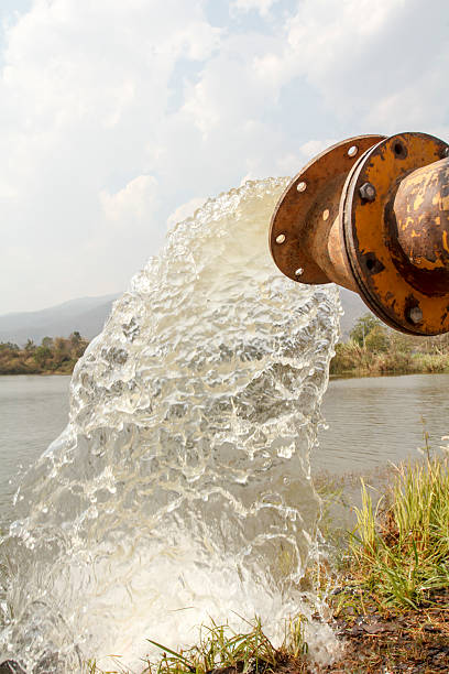 istock Pump water fill in reservoir 501486038