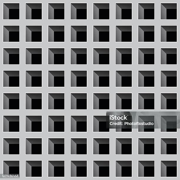 Square Mesh Pattern Animation Silver Square Mesh In A Seamless Pattern Stock Illustration - Download ...