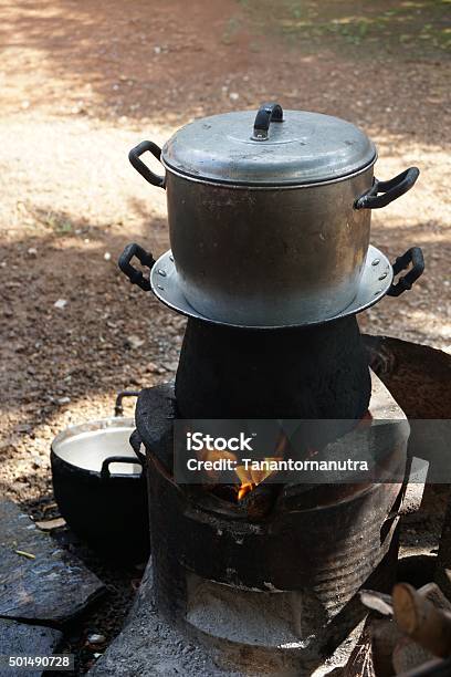Big Pots Cooking Outdoors In The Village Stock Photo - Download Image Now -  Tradition, Africa, Day - iStock