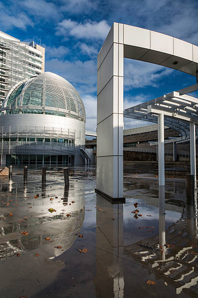 City Hall after a storm