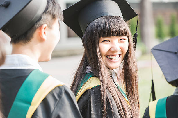 istock Group of successful students on their graduation day 501502922