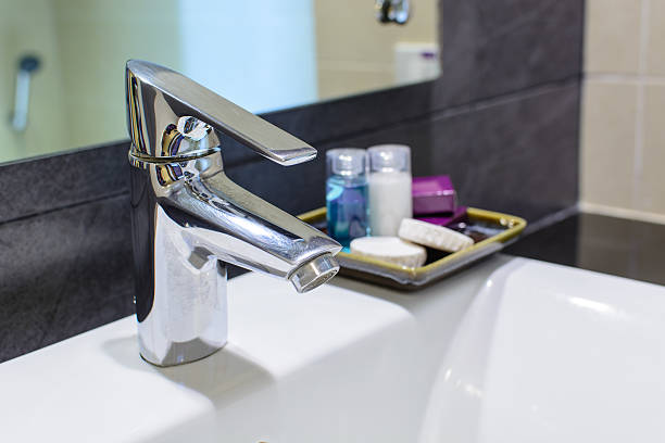 istock Hotel washroom interior 501509817