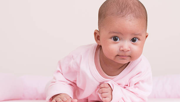 istock Smiling sweet baby girl. 501510050