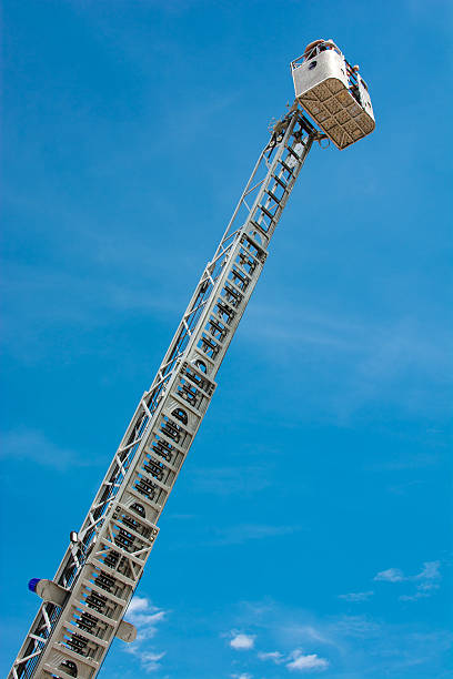 istock High ladder with rescue basket 501510451